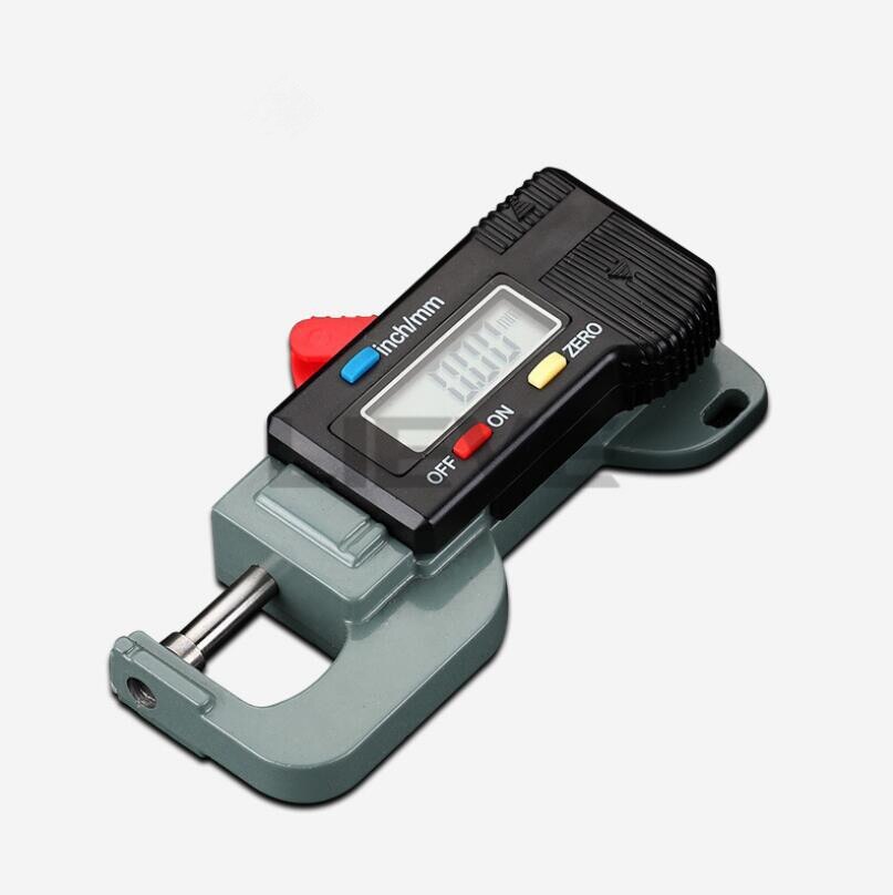 Precise Digital Thickness Gauge Meter Tester Micrometer Lateral Thickness Gauge For Leather Steel Plate Cloth 0-12.7 Mm/0.01mm