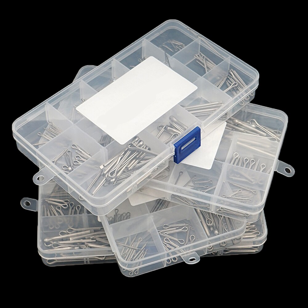 150Pcs Split Pin Splitpen Set M1 M1.5 M2 M2.5 M3 GB91 304 Rvs Split Pin Kit