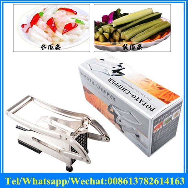 Bonne main presse pomme de terre bande cutter multi-fonction pommes de terre frites frites coupe outil de cuisine