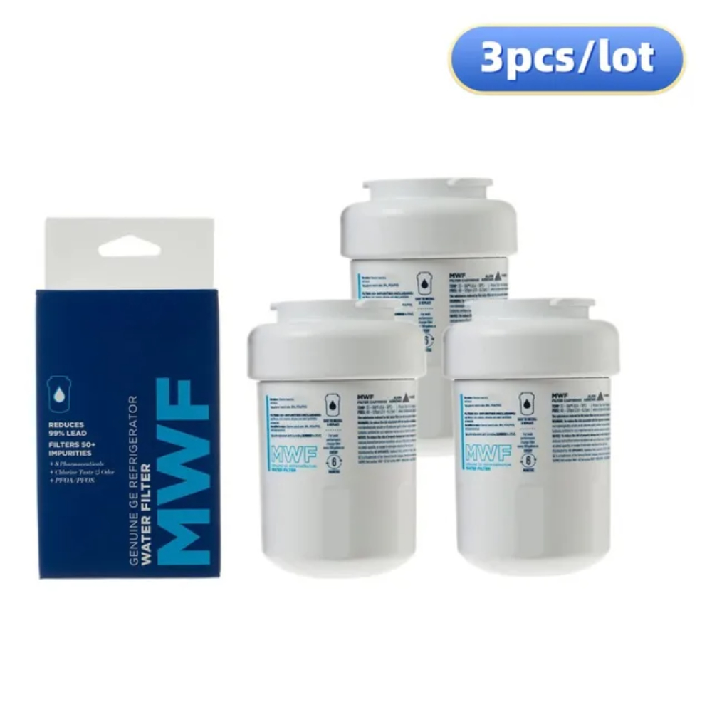 Replace For GE MWF Refrigerator Water Filter For MFF MWFP MWFA MWFAP MWFINT GWF FMG(1-5 Pack): black