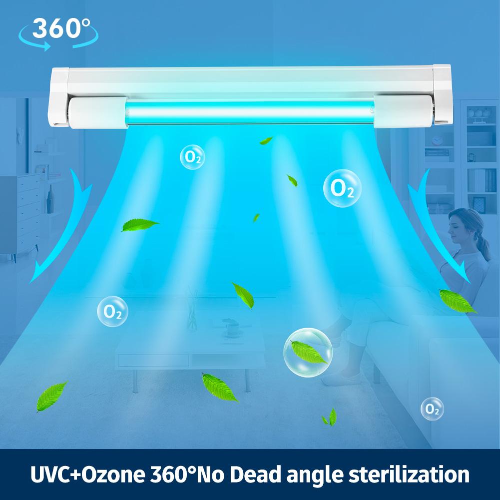 Disinfection UV Lamp Car Home Living Room Office UV Germicidal Lamp Led UVC Light Disinfection Lamp Sterilizer Air Kill Mites