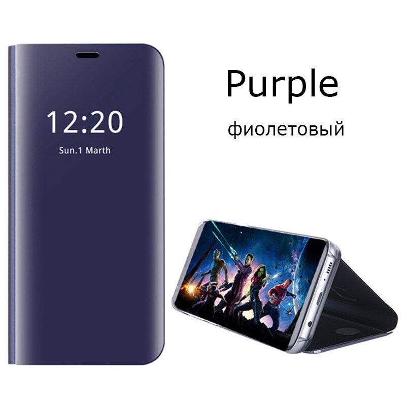 Caso espelho inteligente para samsung galaxy a11 SM-A115F/ds casos fundas flip capa para samsung a11 um 11 caso de telefone para galaxy m11 ue: M11 European version / Purple blue