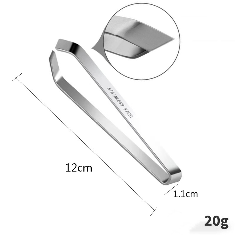 Pinzas de hueso de pescado de acero inoxidable 430, pinzas extractoras, pinzas para desplumar huesos de pescado, utensilios de cocina, 1 Uds.: Negro
