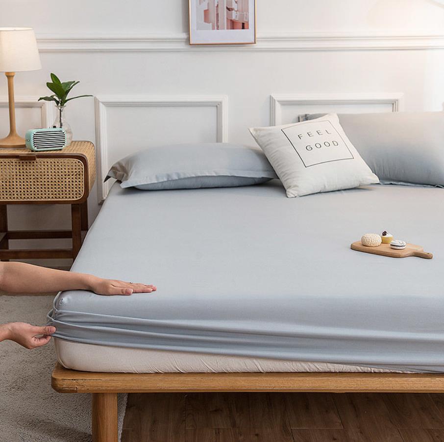 Style concis couvre-lit à la ménage literie chambre décoration matelas Protecto drap de lit (pas de taie d'oreiller) automne F0104: Gris clair / 120*200cm
