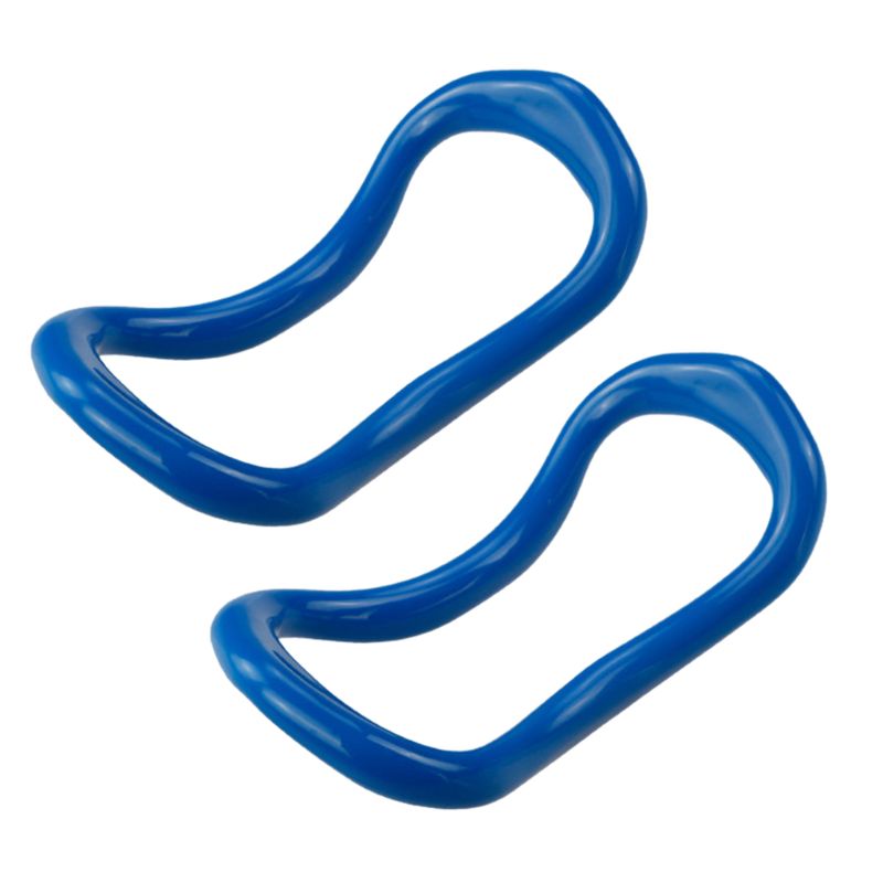 2x Yoga Pilates Ring - PP Stretch Support Circle for Home Workout Fitness: Blue