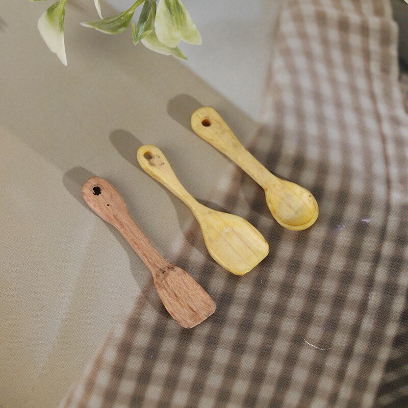 1:12 Dollhouse Miniature Mini Different Kinds Shovel Soup Spoon Kitchen Tool Utensils For Dollhouse Decoration