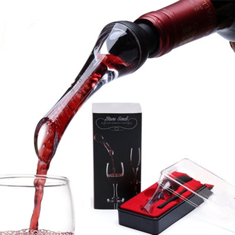 Snabb karaff splitter rödvin vin filter set vin set karaff med filter kopp dispenser whisky luftare bar tillbehör