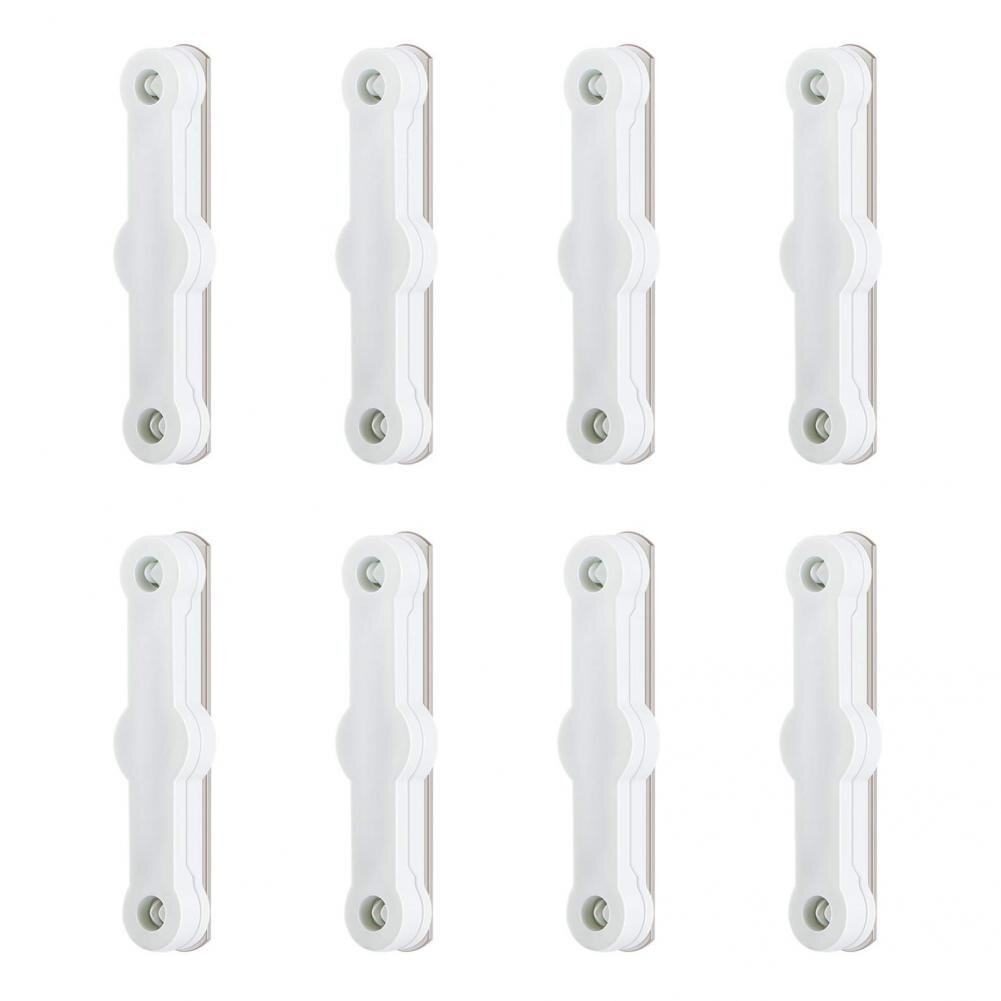 Non-marking Glue 8Pcs Useful Window Grids Snap Fastener Plastic Retaining Clips Adjustable Home Supplies