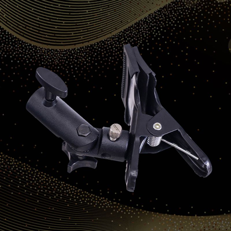 Reflektor clip e-shape klemme lys stativer vedhæftning til baggrund reflektor