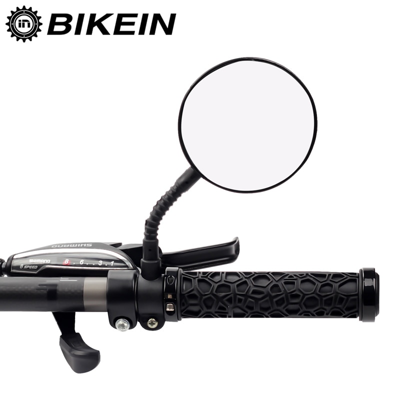 Bikein cykling mountainbike säkerhetsstyre backspegel rotera racercykel reflekterande spegel 20-22mm tillbehör 40g