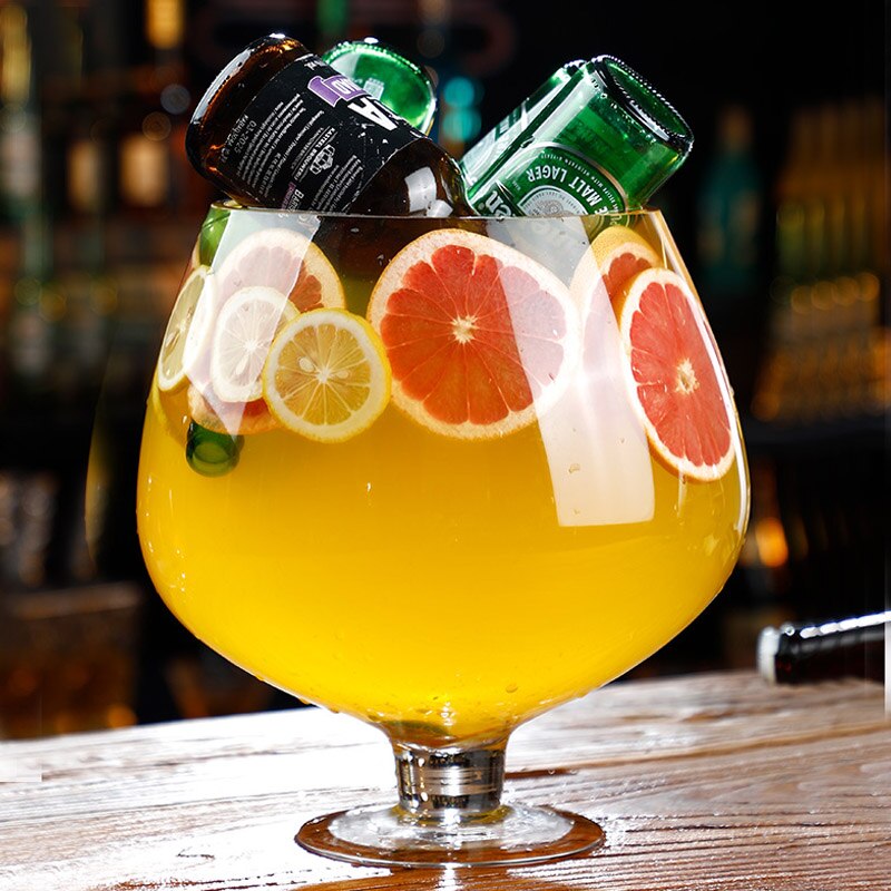 Verre à bière surdimensionné géant de 3000ML, réservoir à poisson de grande capacité pour célébrités d&#39;internet