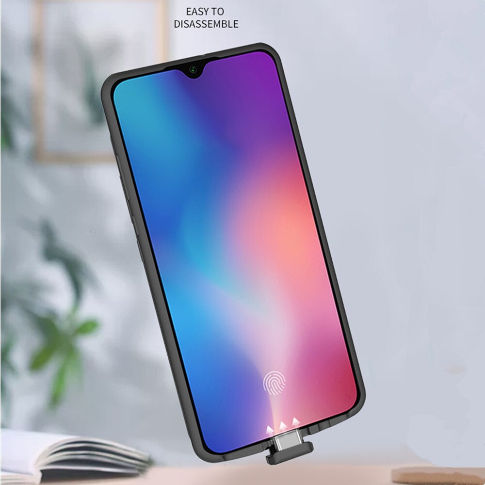 ZKFYS 6500mAh Batterie Ladegerät Fällen Für Xiaomi Mi 9 SE Energie Bank fallen Externe Batterie Ladung fallen Tragbare Energie abdeckung