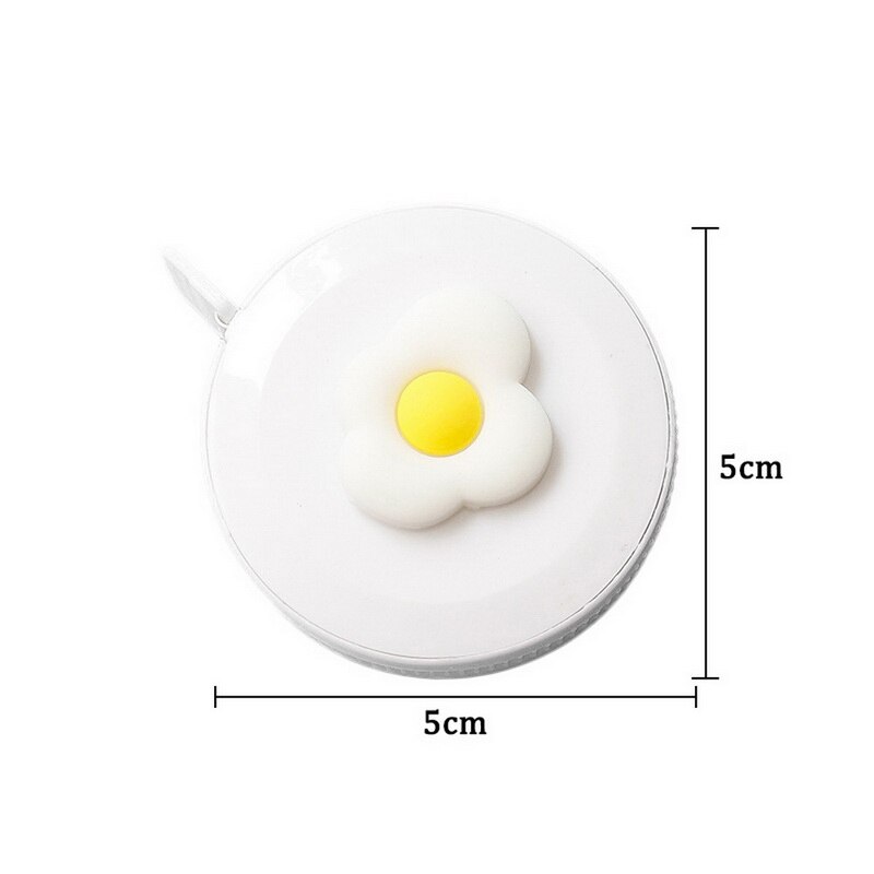 12PCs Stationery Cartoon Tape Measure Cute 1.5M Feet Double Size Measuring Scale Measurements Tape Measure Set: 01