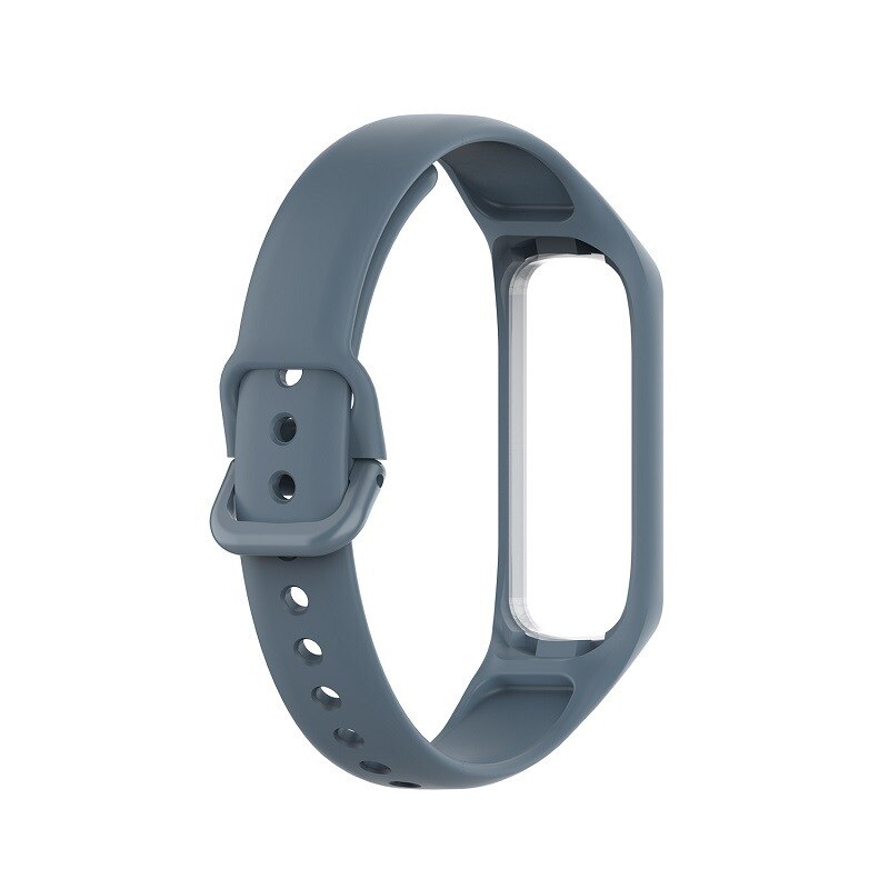 Essidi Soft Silicone Bands For Samsung Galaxy Watch Fit e R375 Smart Bracelet Wrist Band Strap For Samsung Galaxy Fit e Correa: Gray