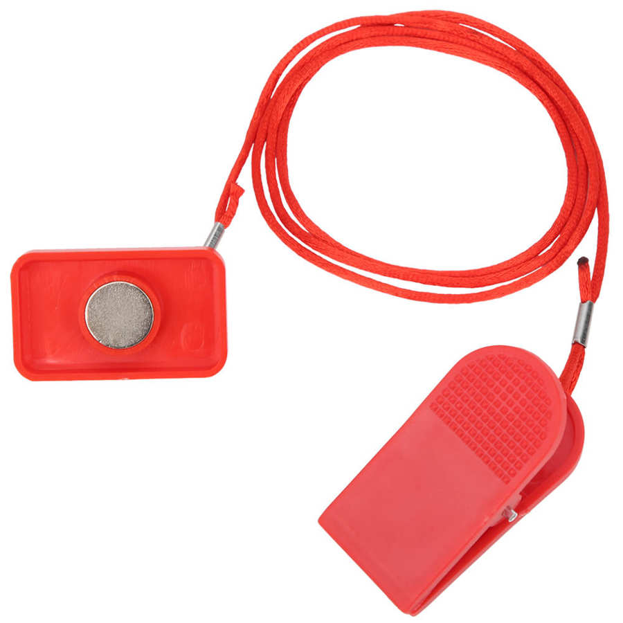 2 uds máquina de correr portátil interruptor de seguridad llave de imán de bloqueo accesorio Universal Clip rectangular para equipo de máquina de correr
