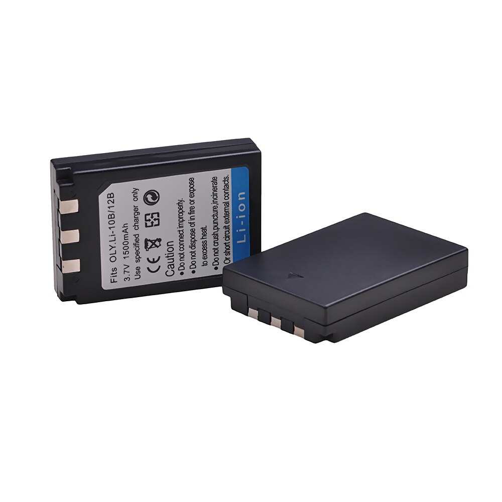 2Pcs Li-10B Li-12B Battery for Olympus Li 10B Li12B C-50 C-60 C-70 C-470 C-760 C-765 C-770 X-1 X-2 X-3 X-500 FE-200 IR-500