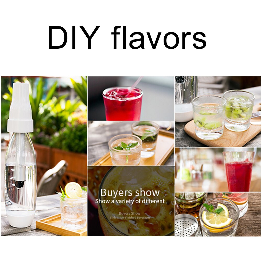 1000ml Portable manuel bulle eau Sodas Machine Mini gazeuse boisson gazeuse voyage jus Soda mousseux fabricant d'eau Spritzers