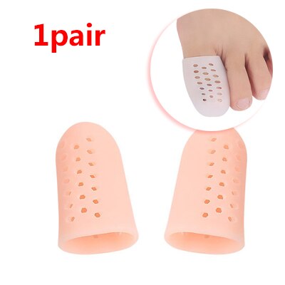 2pcs Silicone Gel Pointe Big Toe Cap Cover Foot Protectors Pads For Pointe Ballet Shoes Feet Care Tool Toe Spreader Pedicure: 1pair style 6