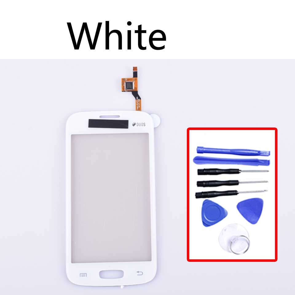 For Samsung Galaxy Star Pro S7262 S7260 GT-S7260 Touch Screen Panel Sensor Digitizer Lcd Front Glass Outer Lens Replacement: White-With tool