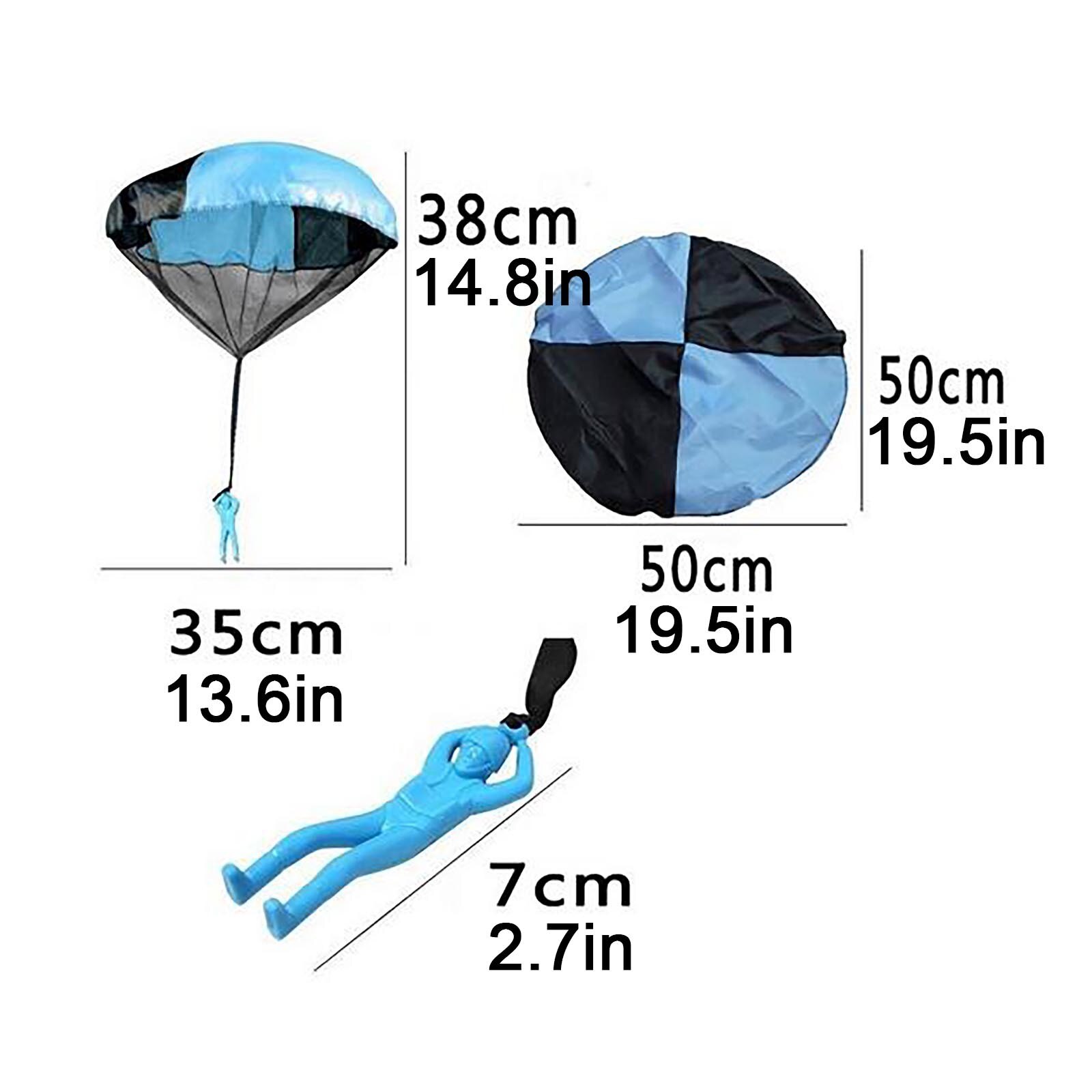 4Pc Hand Gooien Parachute Kids Outdoor Grappig Speelgoed Spel Educatief Speelgoed Voor Kinderen Vliegen Parachute Sport Mini Soldaat speelgoed