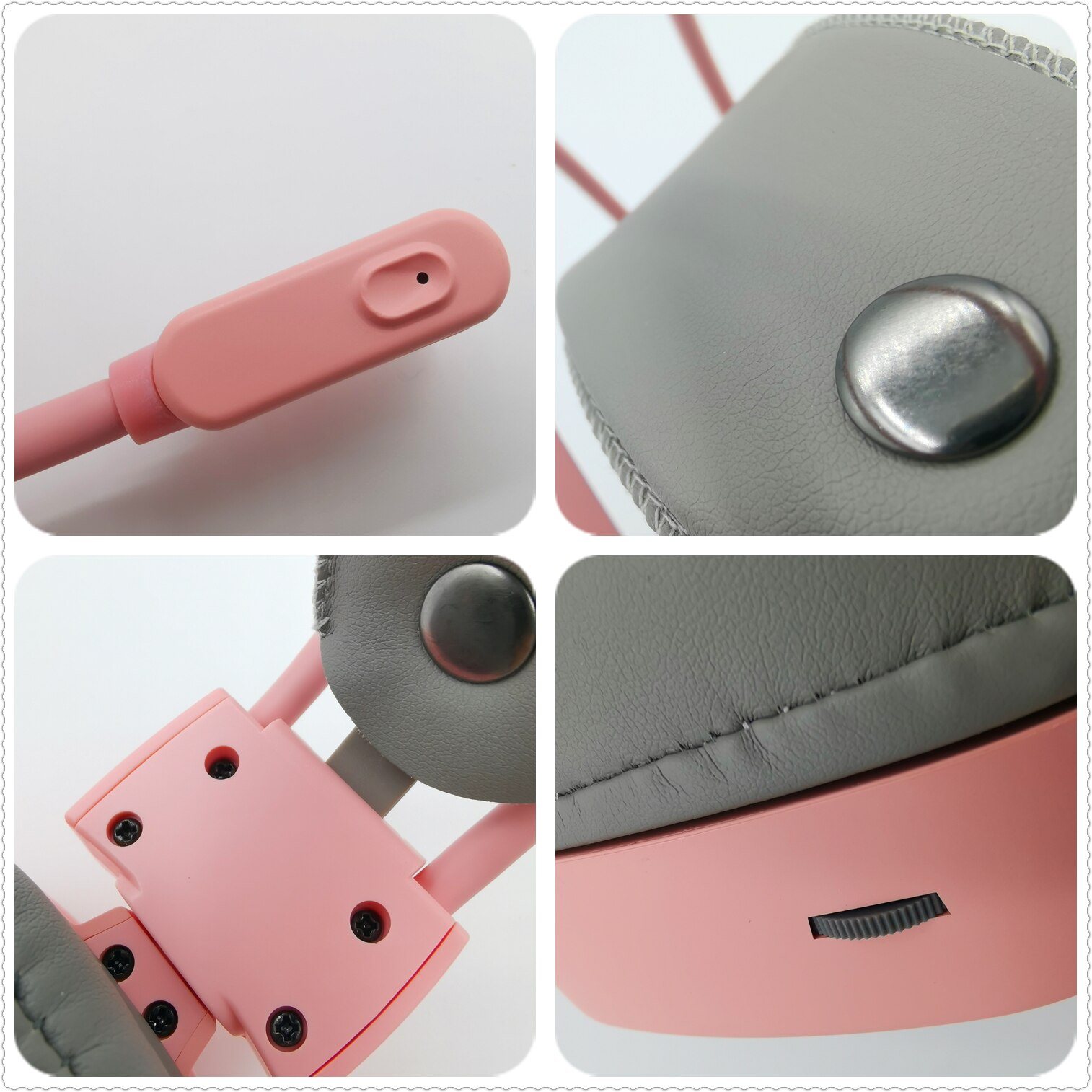 LED Pink Gaming Headphone 3.5mm Wired Earphones Colorful Game Headphones with Microphone Girl Headset for Phone Laptop PS4