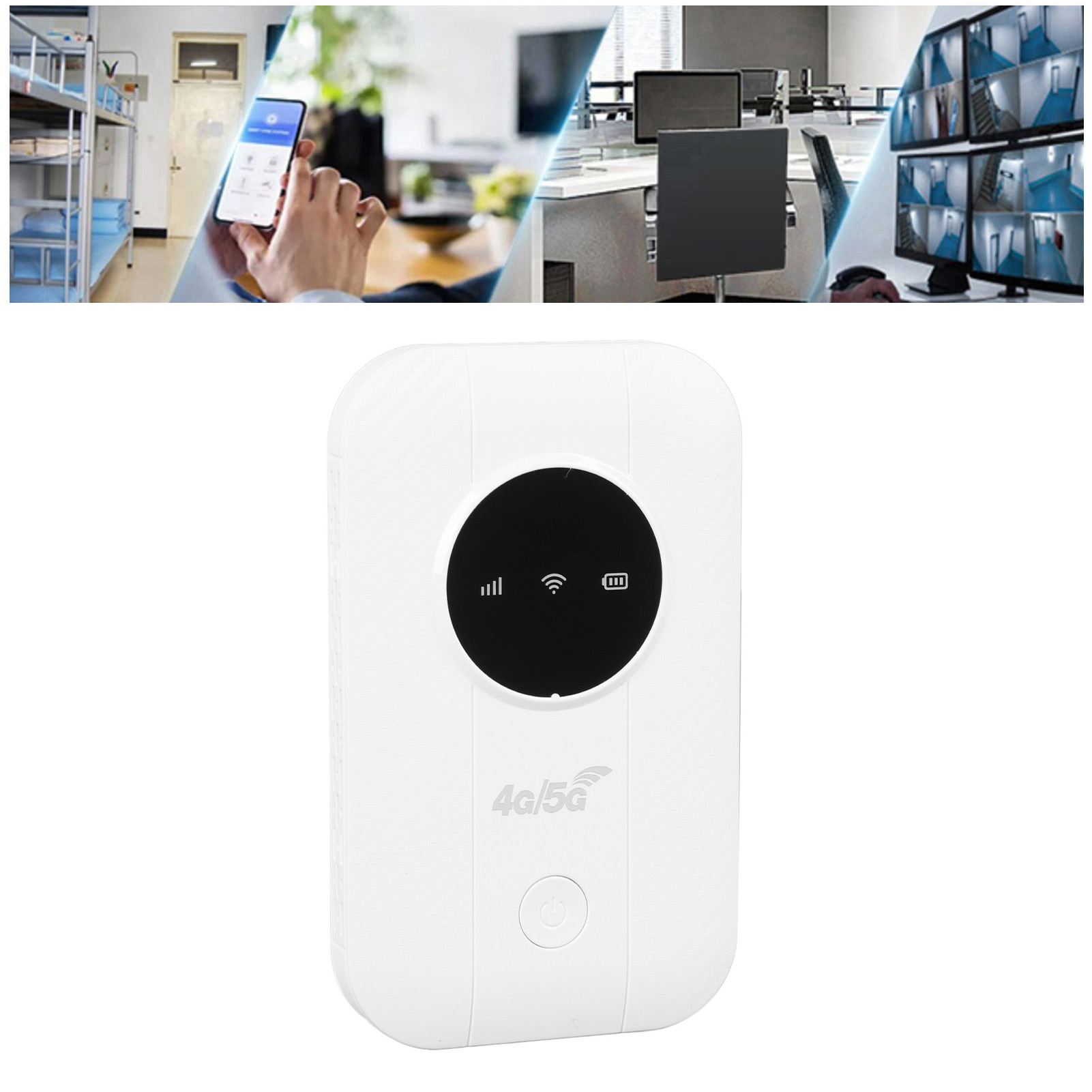 Portable 4G 5G Router Portable Router USB 300Mbps Up To 10 Devices 2100mAh SIM Card Slot for Business Trips
