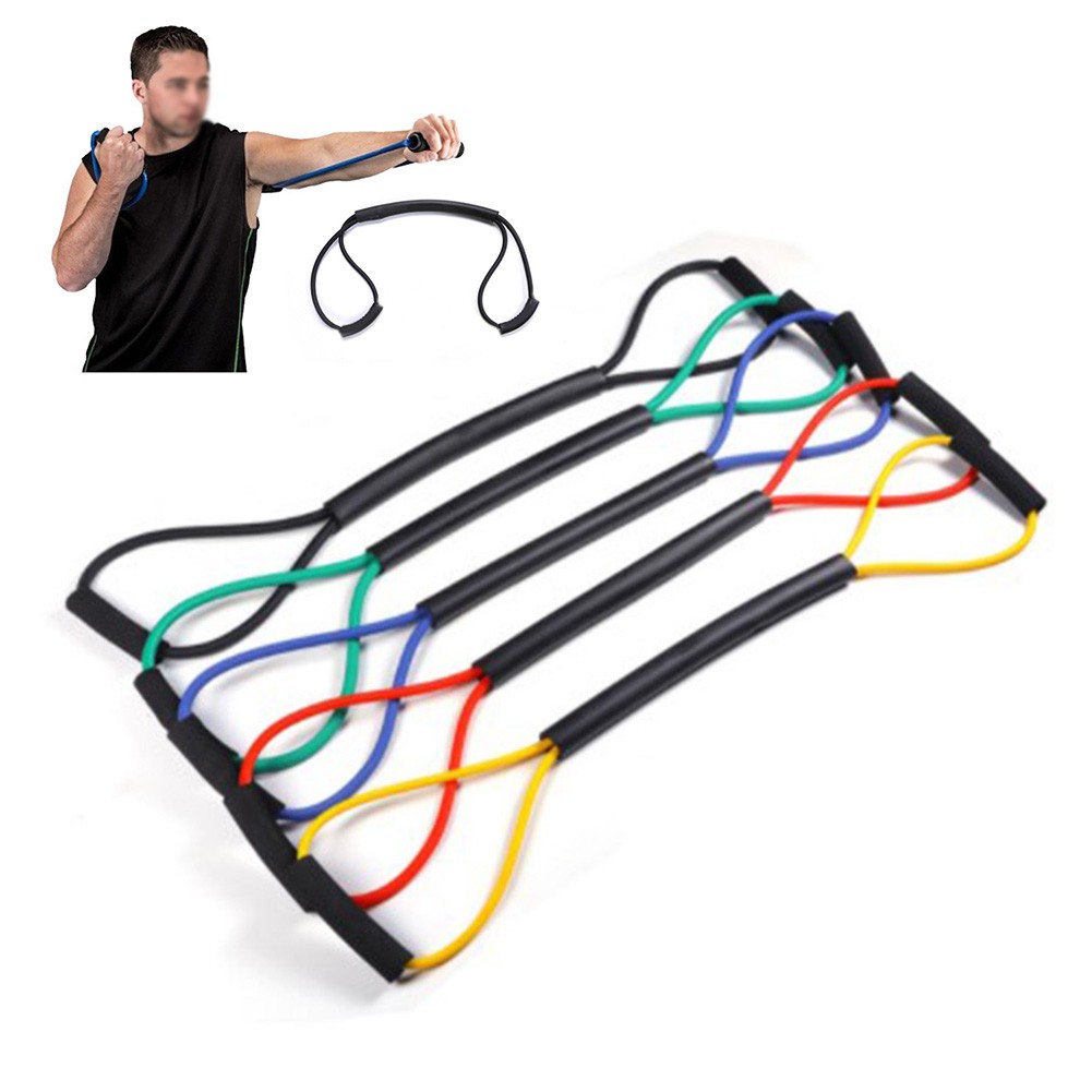 Training Boxing Resistance Bands Exercise MMA Bands Boxing Resistance Ropes Rubber Strength Practical