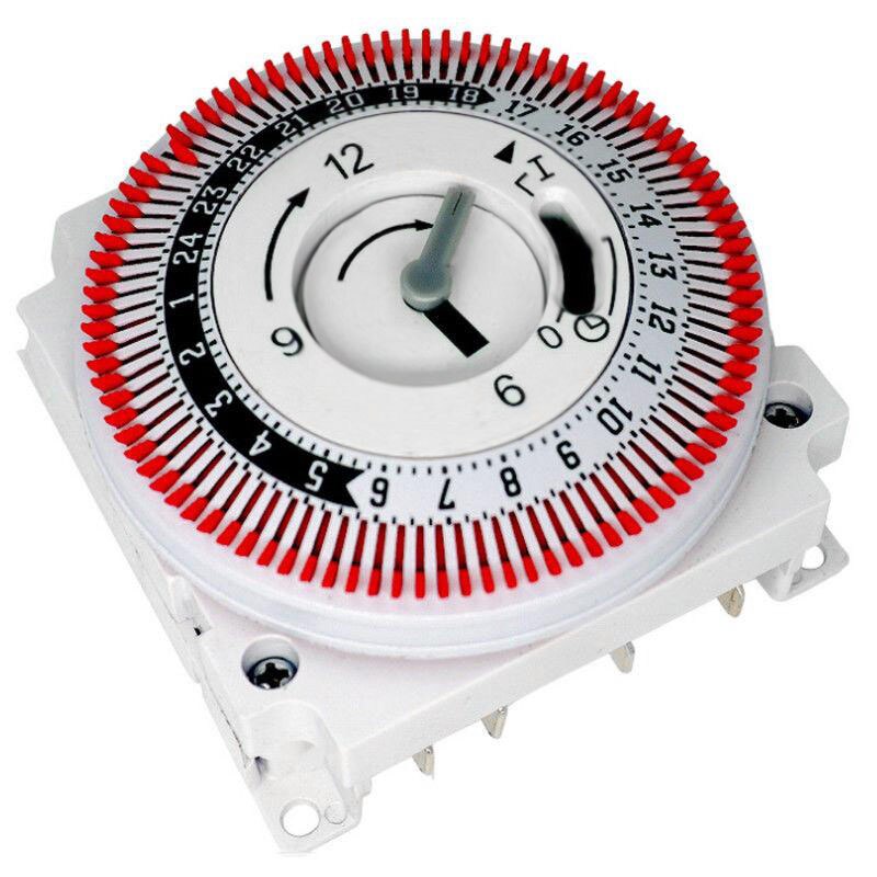 24 Hour Mechanical Industrial Timing Socket Wall Dece Switch Timer Outlet Z