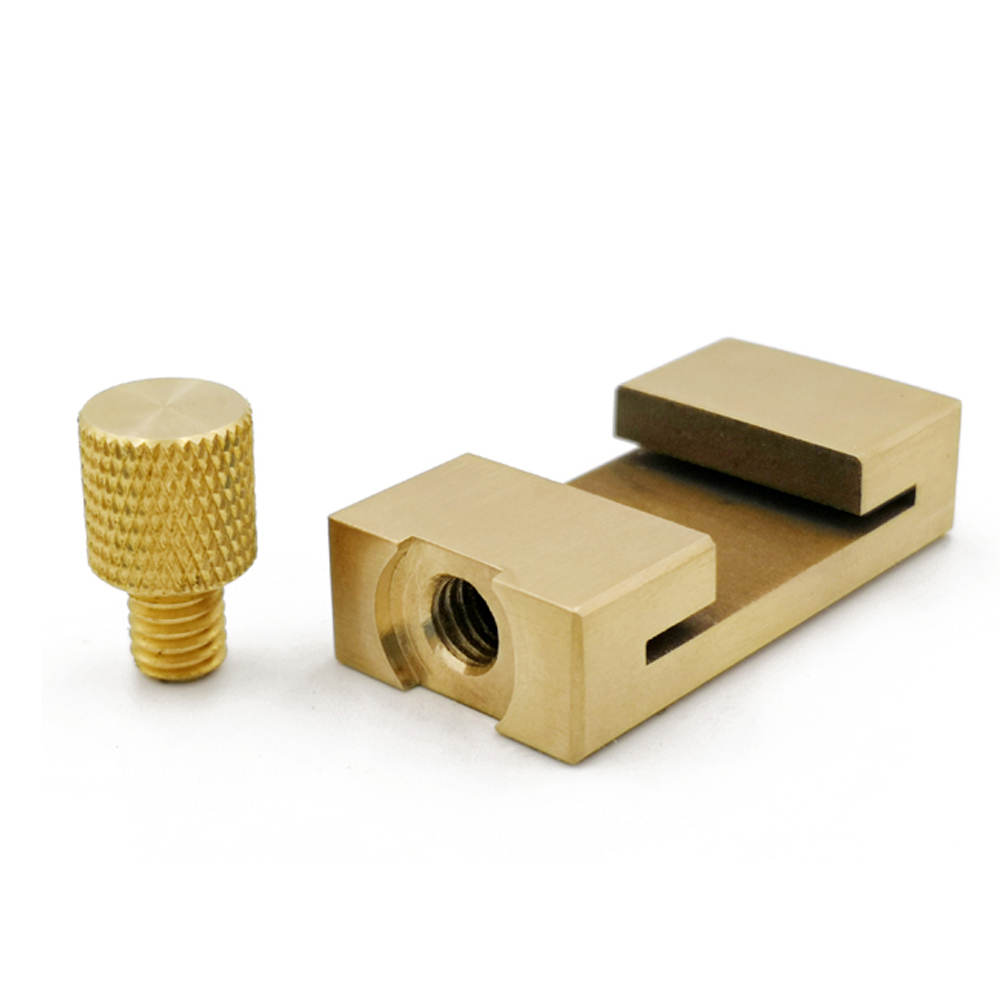 Messing Block Messing Stahl Lineal Positionierung Block Holzbear... – Vicedeal