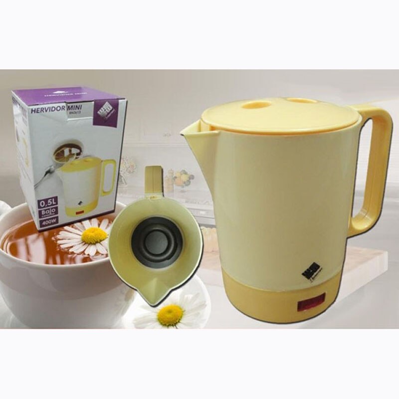 HERVIDORA ELECTRICA 400W 0,5 Litros Hervidor de agua Bajo consumo BN-3613 hervidor MIni tetera cocina original