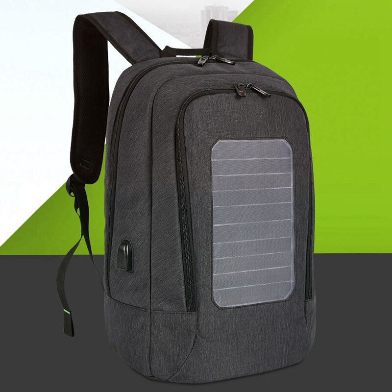 Solar Rugzak Mannen En Vrouwen Opladen Casual Outdoor Tas Usb-oplader Emergency Rugzak