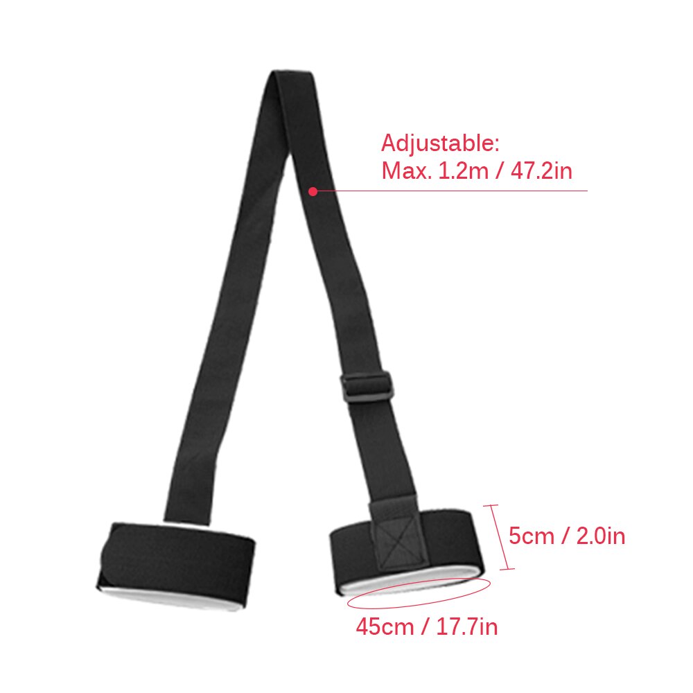 1.2M réglable porte-Ski sangle poignée Ski pôle épaule main transporteur cils Snowboard sangle sac poignée sangle Ski fronde orthèse