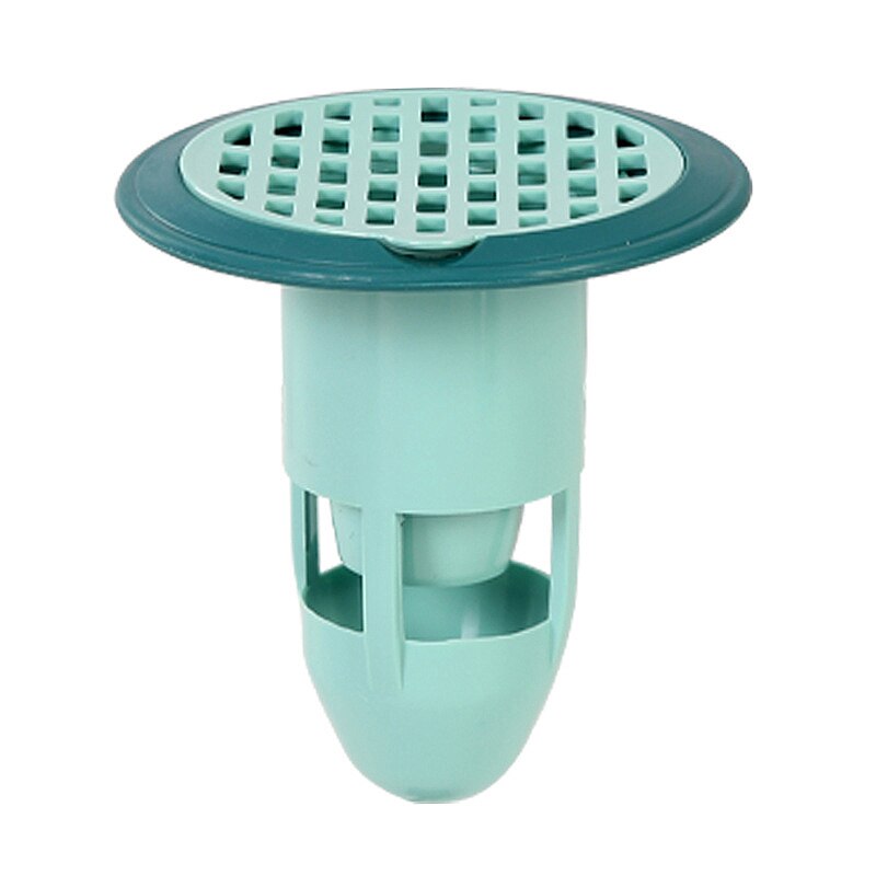 Anti-insect And Deodorant Floor Drain Kitchen Sink Strainer Bathroom Anti Toilet Sewer Smell Soft Sealant to Prevent Odor: Green