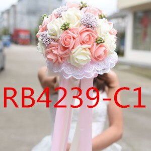 Accessoires de mariée de mariage tenant des fleurs 3303 RB4239