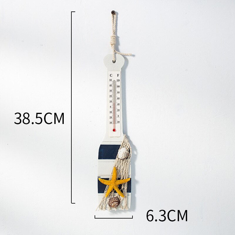 Colgante de estilo mediterráneo de peces de madera, arte de pared, artesanías Vintage, decoración del hogar, accesorios de adorno de tema náutico: M