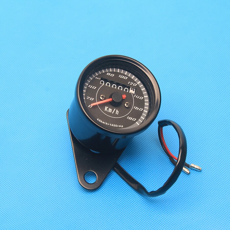 Motorfiets Mechanica Snelheidsmeter Indicator Kilometerstand Instrument 0-180 km/h 12V voor Cafe Racer Snelheidsmeter Harley Meter kilometer