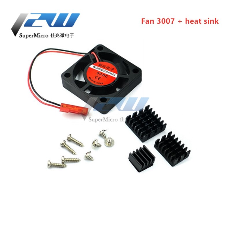 Raspberry Pi 4! Development board ABS Pi shell Raspberry Pi 4B can install cooling fan to protect the case: FAN heat sink