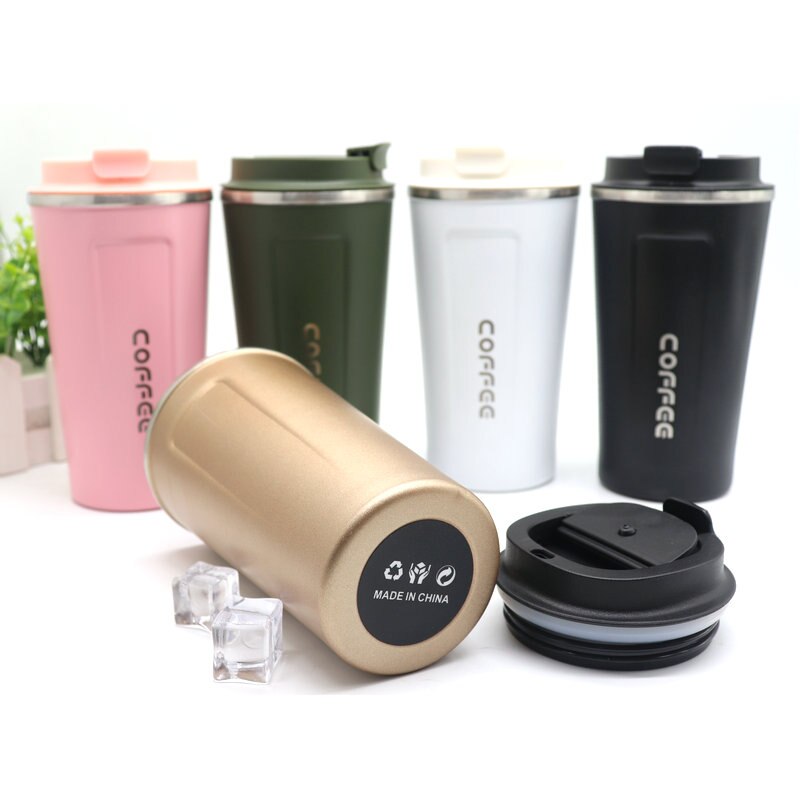 coffee cup double insulation vacuum flask 18/8 stainless steel Drinking water mug promotional travel