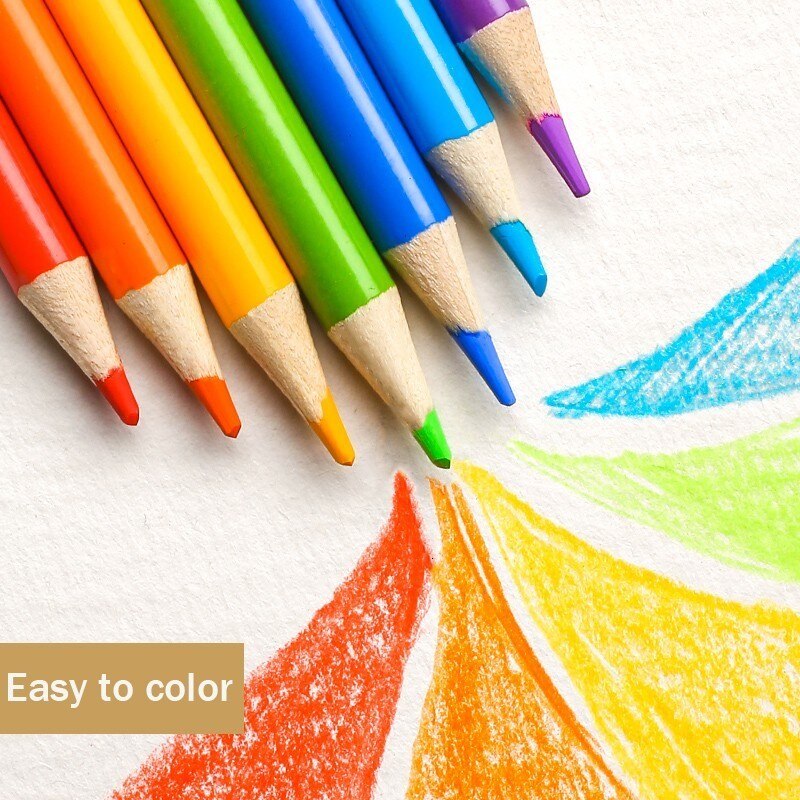 Brutfuner 48/72/120/160/180 Color Oil Color Pencils Set Wood Soft Watercolor Pencil For Drawing Sketch Art Supplies