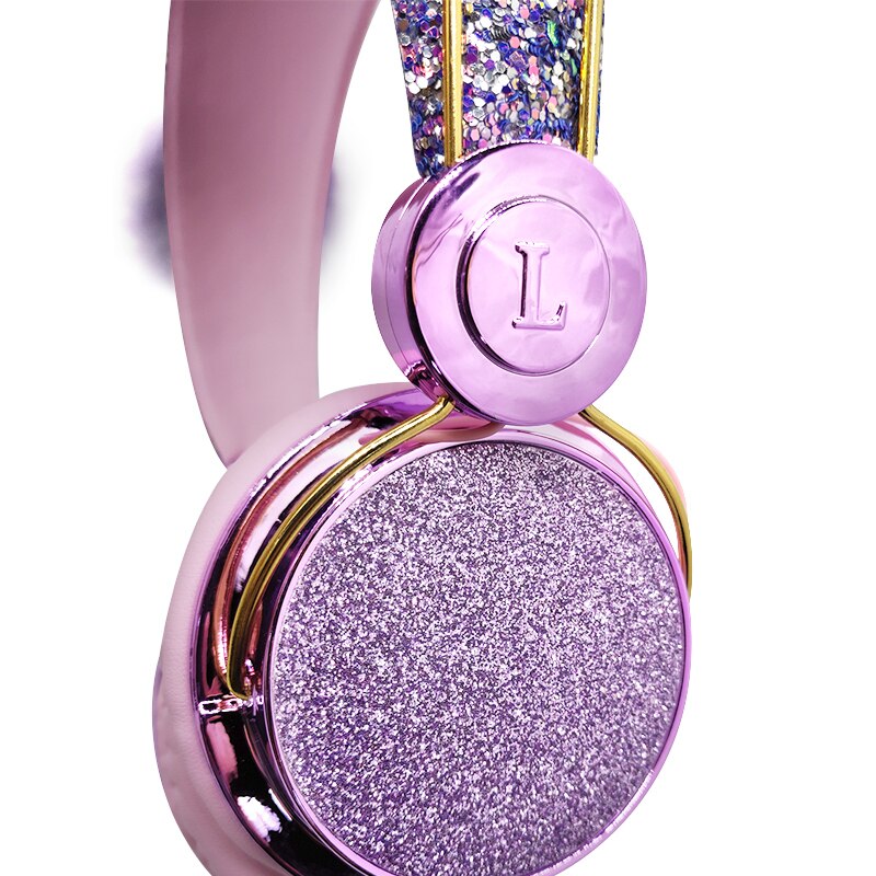 Pink Earbuds Cute Wired Headphone 3.5mm With Microphone Girls Music Stereo Earphones Computer Mobile Phone Gamer Headset