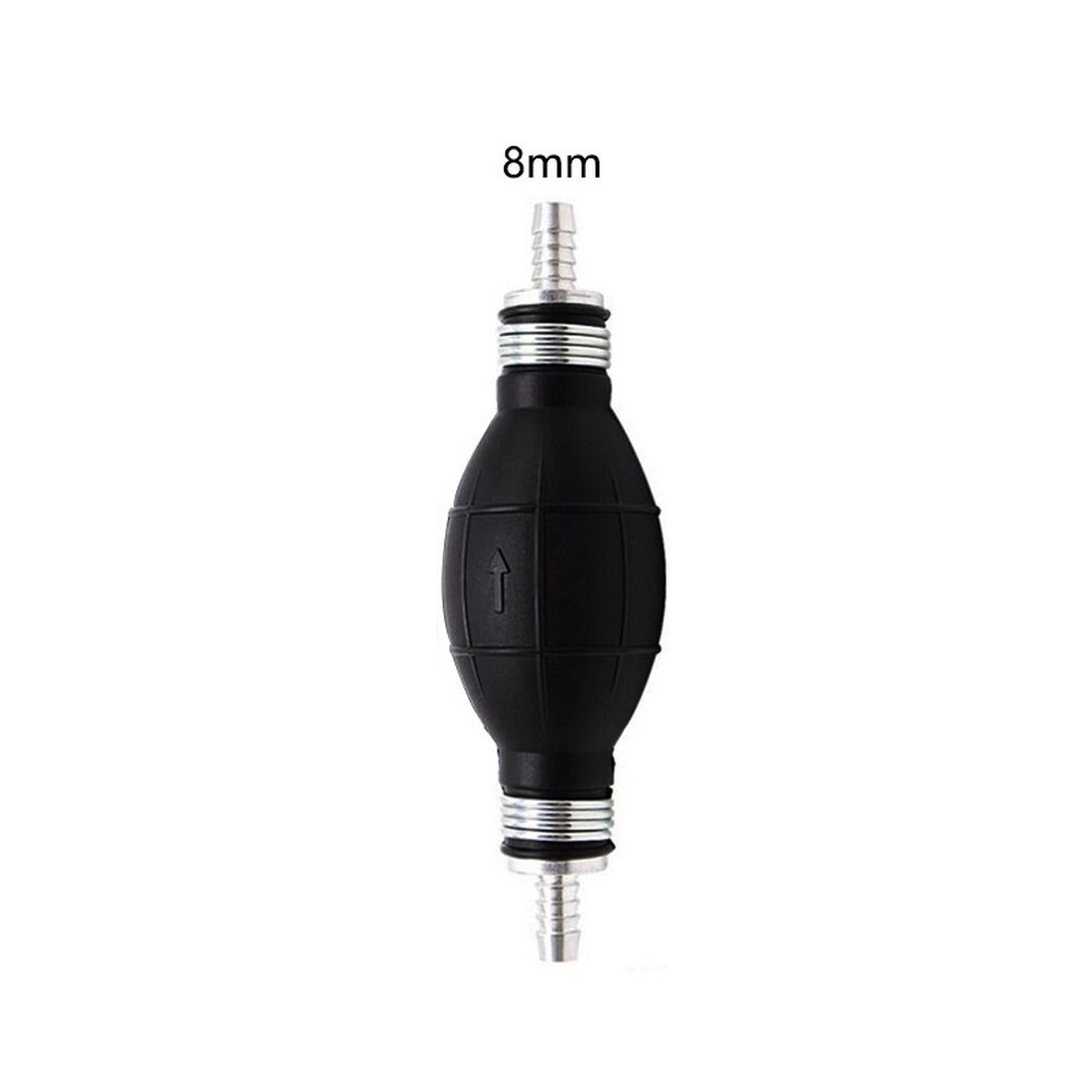 Car hand oil pump car ship hand pinch ball aluminum alloy one-way hand pump 6/8/10/12 gasoline pump oil absorber: 8mm