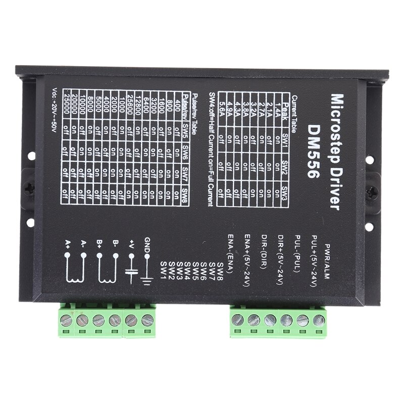 DM556 2-Fase Digitale Stappenmotor Driver 42/57/86 Stappenmotor Driver Voor Cnc R15 Rental &