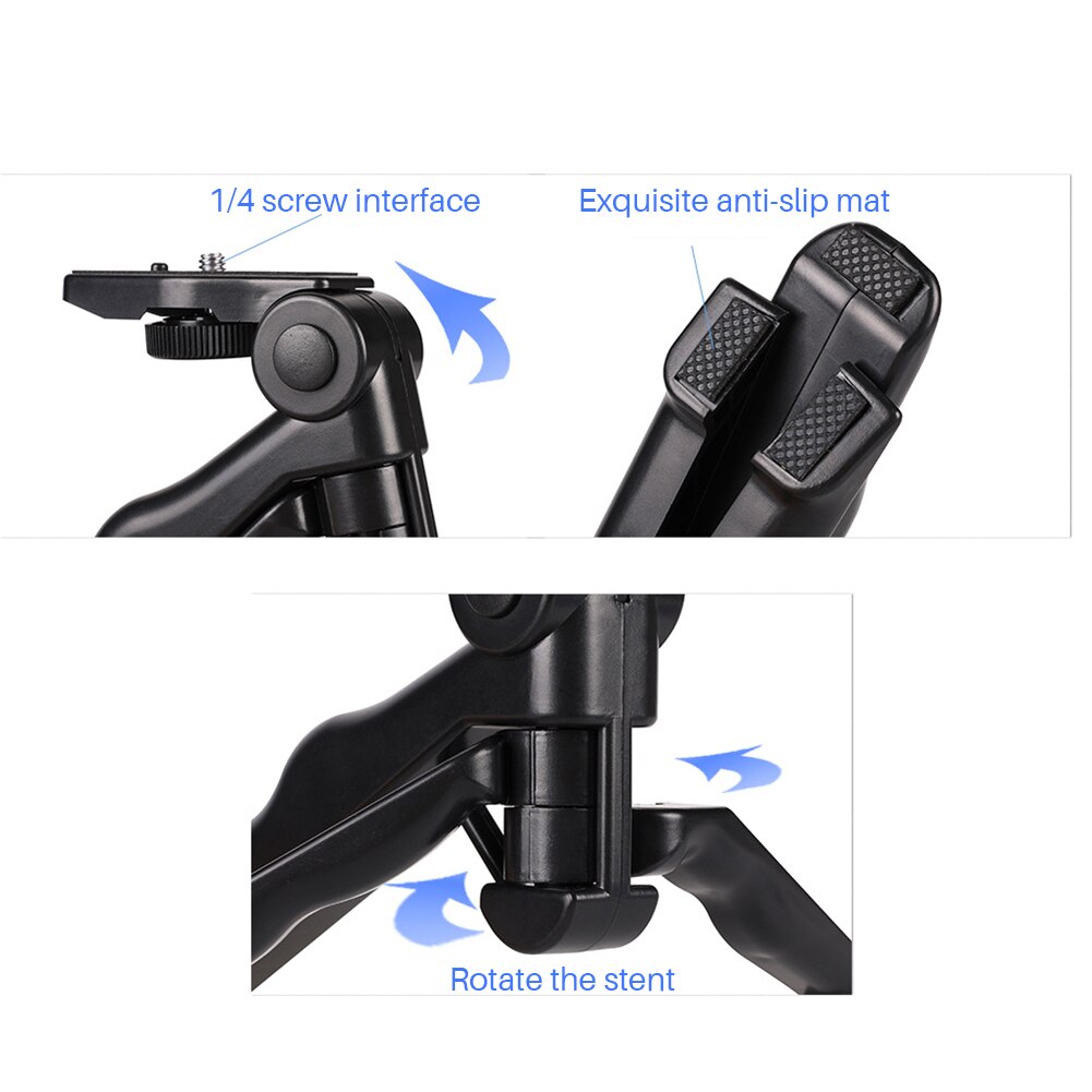 Desktop Camera/Telefoon Statief Mini Draagbare Opvouwbaar Statief Voor Camera