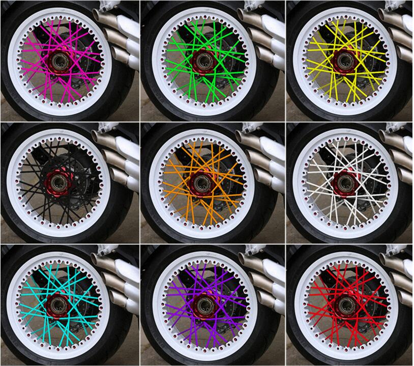 Couvre-rayons universels pour moto hors route, pour Dirt Bike, 72 pièces
