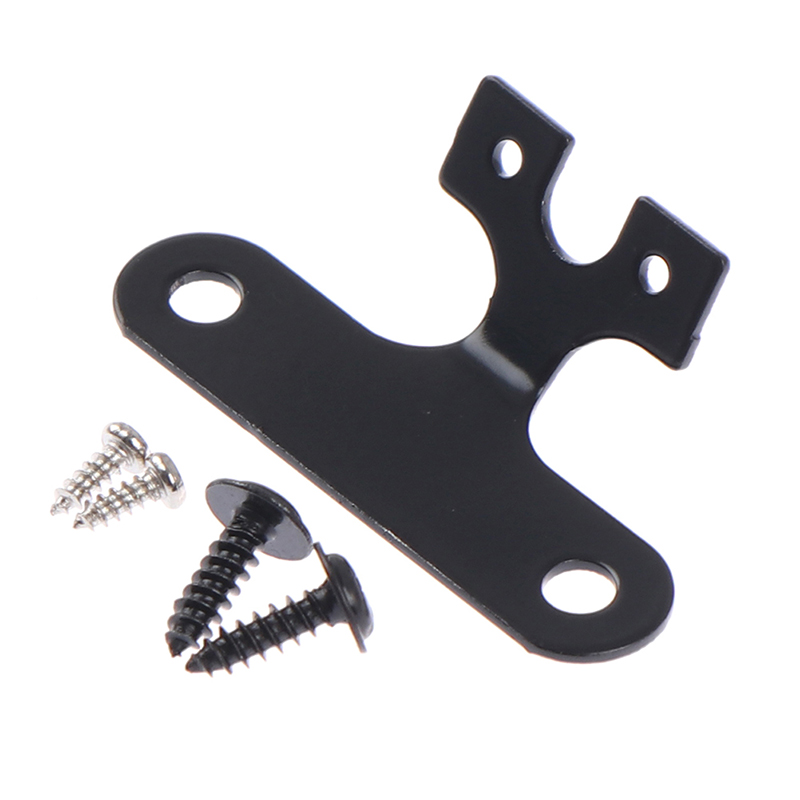 1pc schwarze edelstahl-rückfahrkamerahalterungen