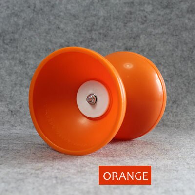 10 Color Fixed Axis Kongzhu 128mm(D) 140mm(H) 249g Set Packing Diabolo/Sticks/Strings/Bag: Orange