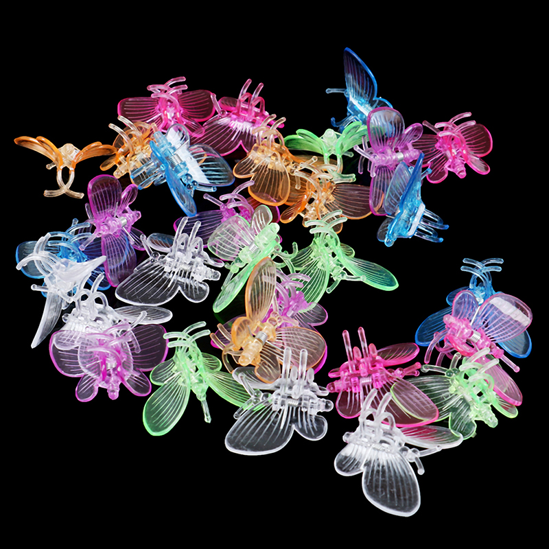 30 stk søte sommerfugl orkide klips plante klips hage blomst vinranke støtte klips