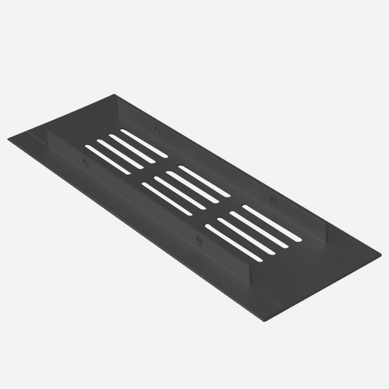 Møbler hardware aluminiumlegering ventilation mesh rektangulært skab garderobe ventilation udluftning