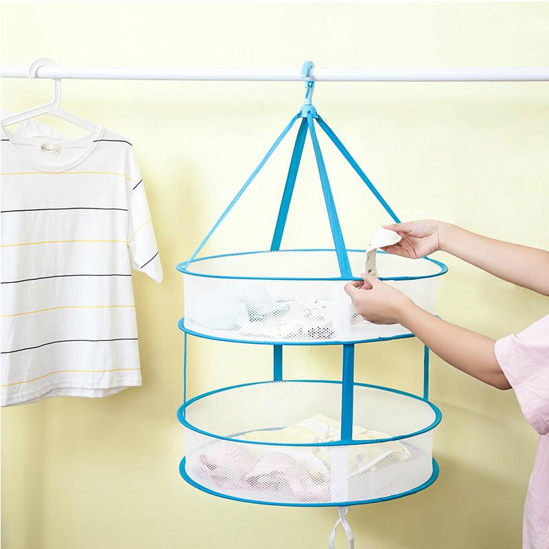 Vêtements Net panier Cardigan tuile séchage poche cintre sous-vêtements accessoires ménagers bricolage belle chaude