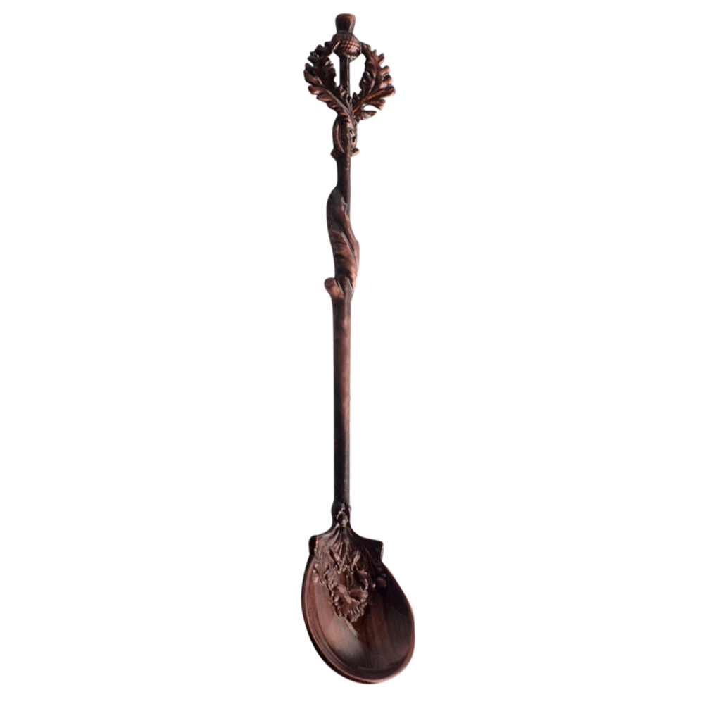 Keuken Lepel Luxe Vintage Koninklijke Paleis Gesneden Mini Thee Koffie Lepel Ijs Dessert Lepel Theelepels Keuken Gadgets: A